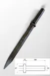 HEX 22x108 pointed chisel